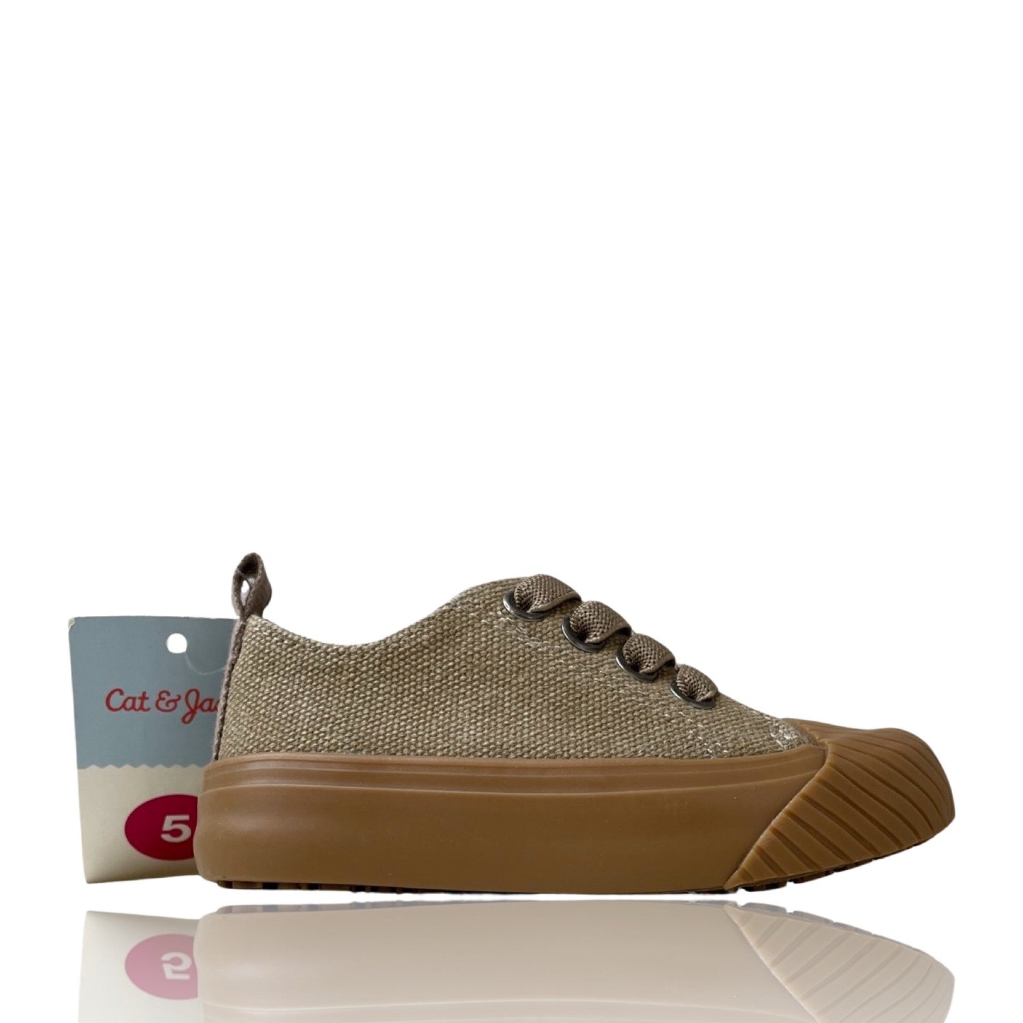 Calzado Cat & Jack Zapatillas Zipper Beige-Talla 5