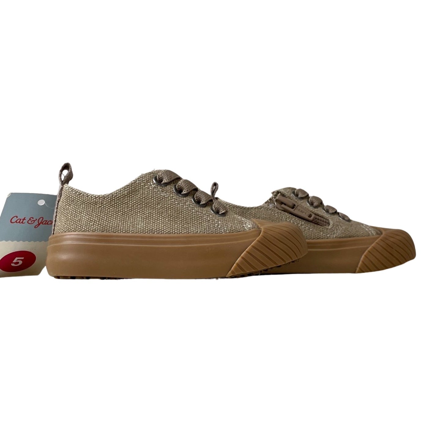 Calzado Cat & Jack Zapatillas Zipper Beige-Talla 5