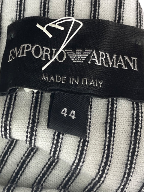 Vestido Emporio Armani Plizado Gris- Talla 44