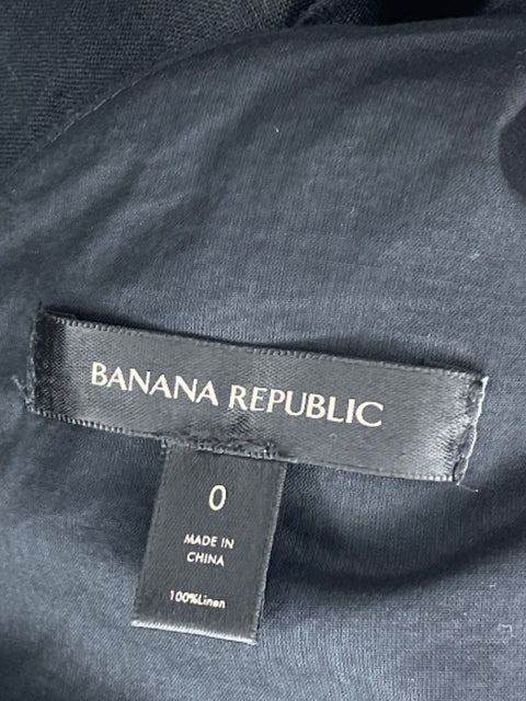 Vestido Banana Republic Vuelo One Shoulder Negro-Talla 0