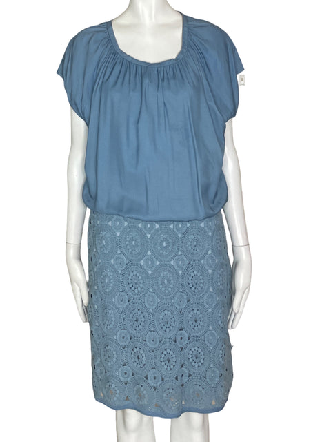 Vestido Hugo Boss Tejido Azul- Talla S