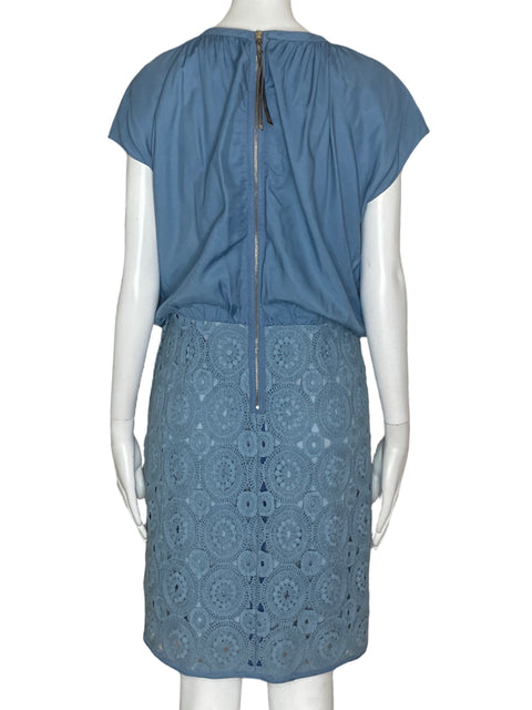 Vestido Hugo Boss Tejido Azul- Talla S