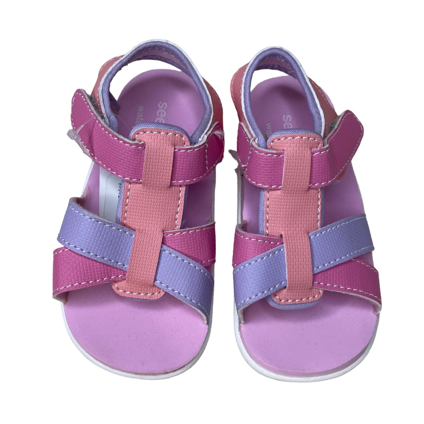 Calzado See Kai Run Basics Sandalias Tiras Velcro 
Rosado-Talla 6