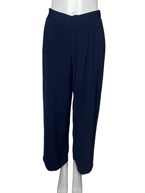 Pantalón Tronjori Recto Fluido Azul-Talla 4