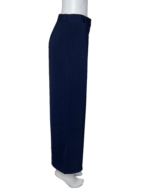 Pantalón Tronjori Recto Fluido Azul-Talla 4
