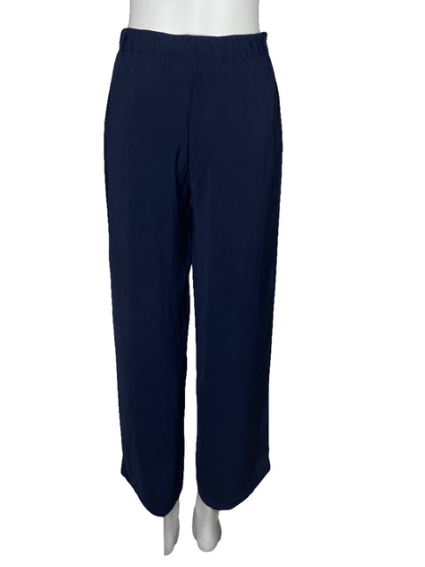 Pantalón Tronjori Recto Fluido Azul-Talla 4