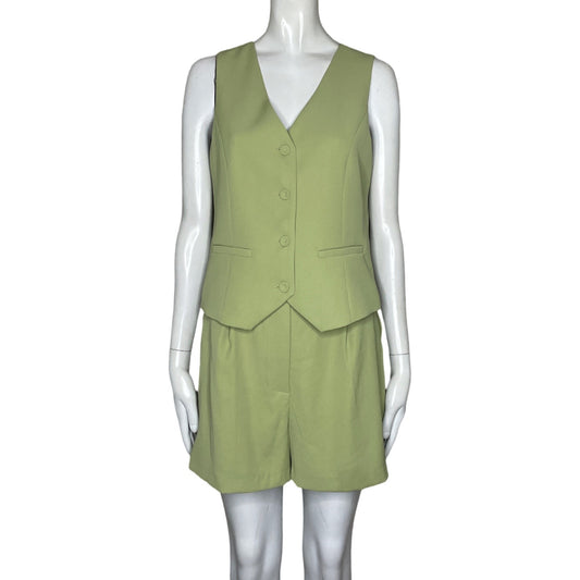 Set Skies Are Blue Chaleco y Pantalón Verde - Talla S