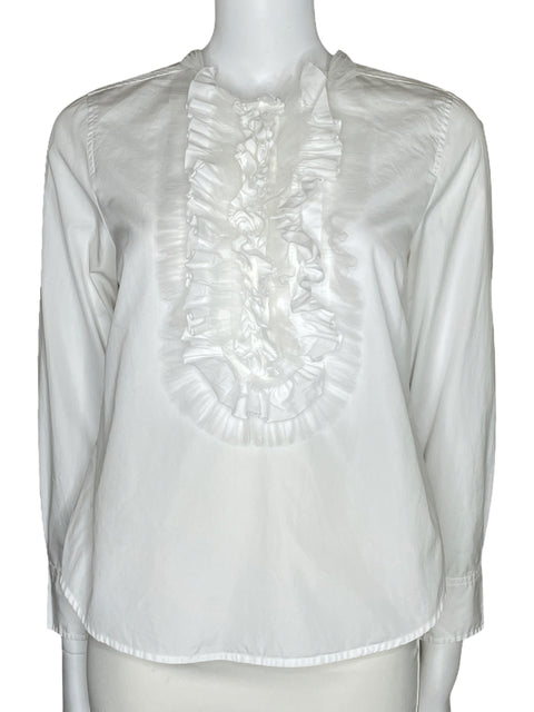 Camisa J. Crew Thomas Mason Blanco-Talla 6