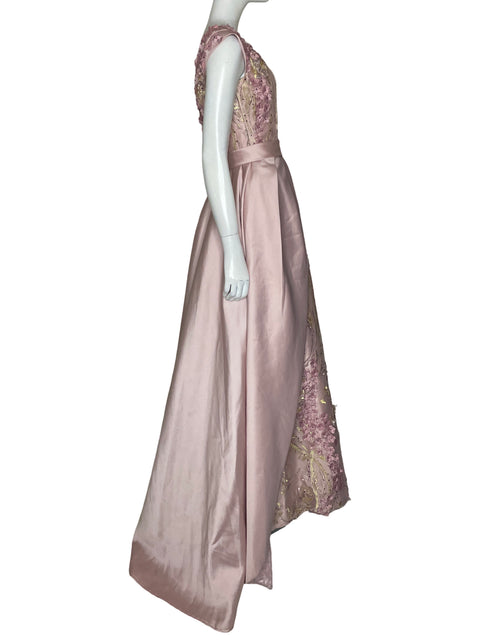 Vestido Kenzel Bordados Rosado - Talla S