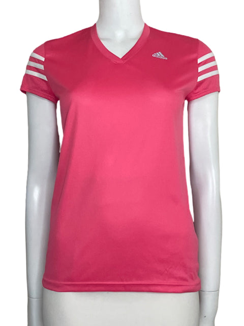 Sueter Adidas Running Cuello V Rosado-Talla S