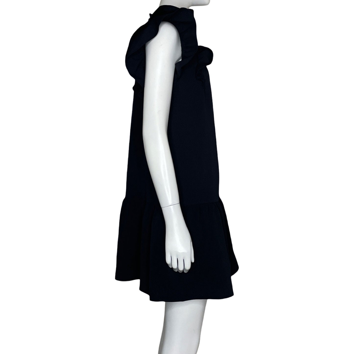 Vestido Tesoro TPS Mangas Puff Negro - Talla S