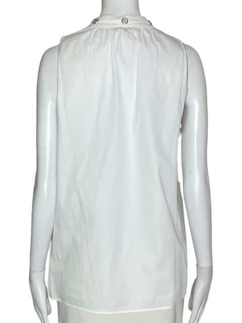 Blusa Versace Jeans Botones Plateado- Talla S