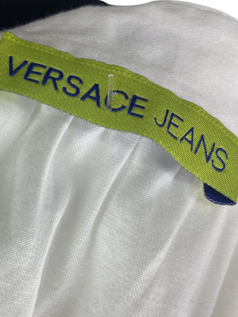 Blusa Versace Jeans Botones Plateado- Talla S