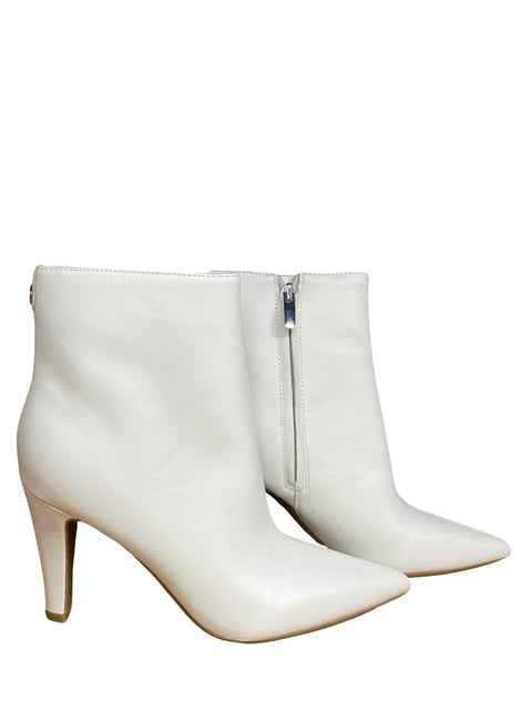 Calzado Nine West Botines Tacon Blanco-Talla 6