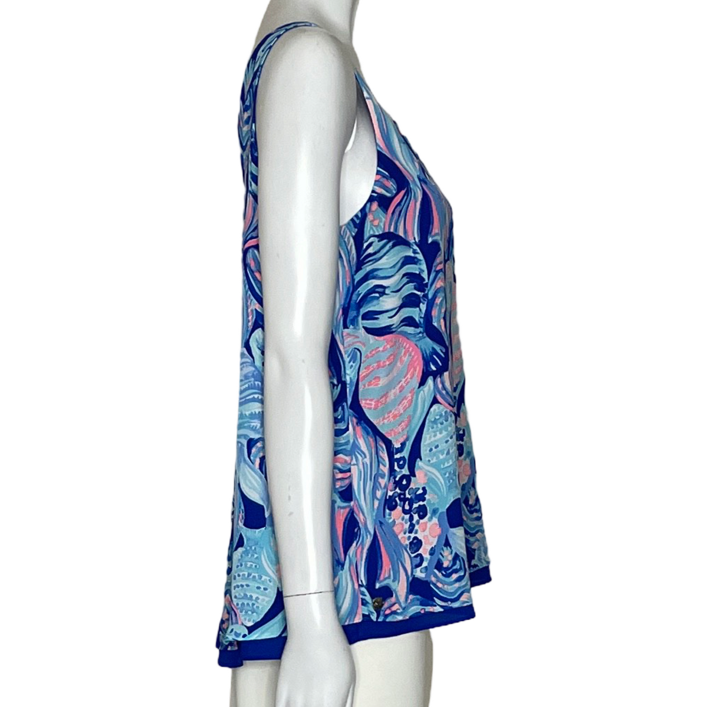 Blusa Lilly Pulitzer Reversible Estampada  Brynle Azul-Talla S