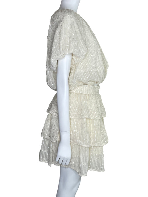 Set Dance & Marvel Bordado Blanco-Talla M