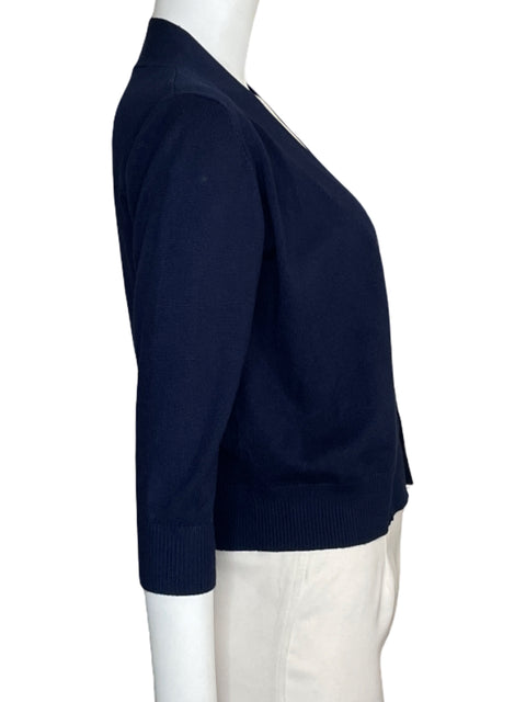 Cárdigan Cielo De Punto Abierto Azul-Talla S