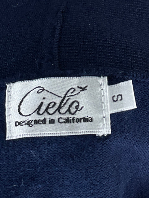 Cárdigan Cielo De Punto Abierto Azul-Talla S