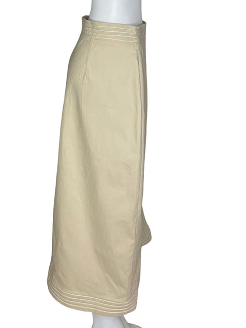 Falda Padova Recta Beige- Talla 12