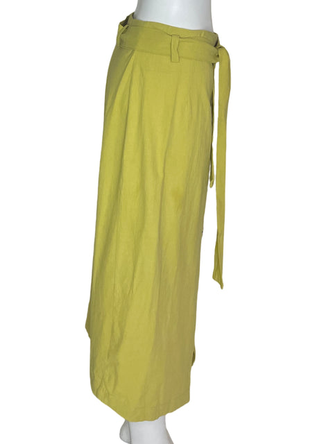 Falda Jessica Taylor Botones Frontales Verde- Talla M