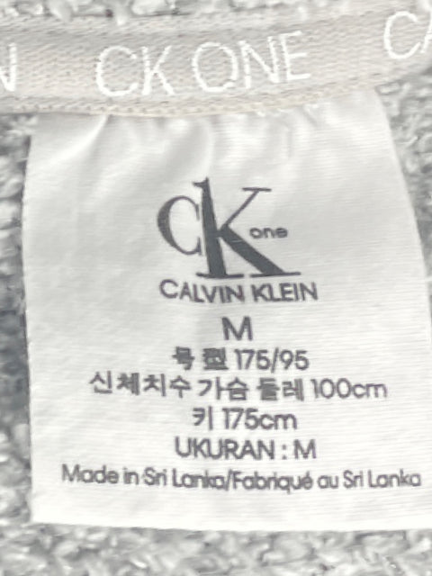 Abrigo Calvin Klein Faux Fur Gris-Talla M