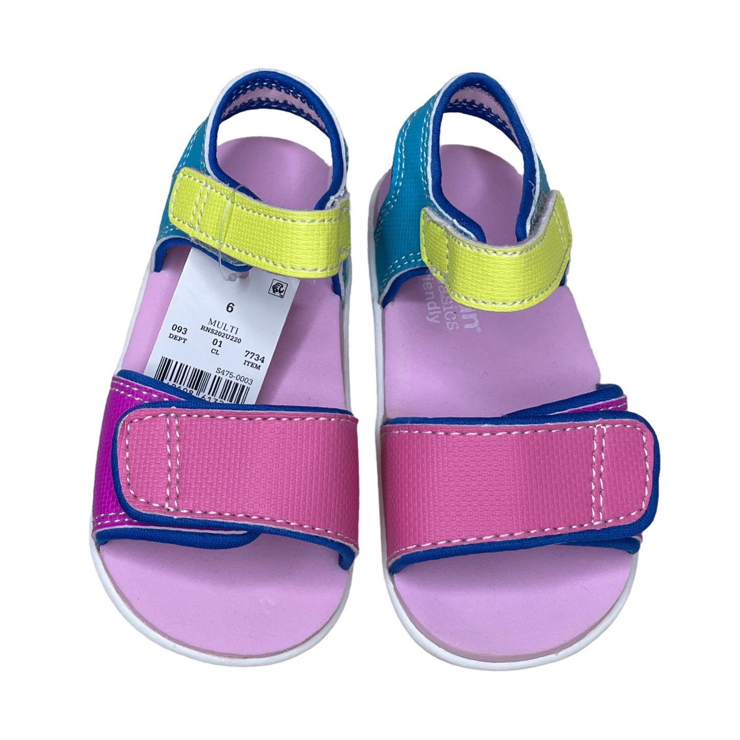 Calzado See Kai Run Basics Sandalias Velcro 
Rosado-Talla 6