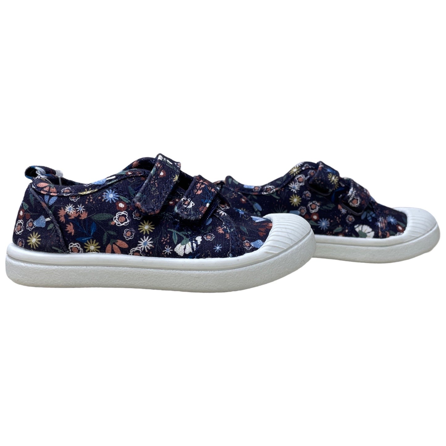 Calzado Cat & Jack Zapatillas Floral Velcro Azul-
Talla 6