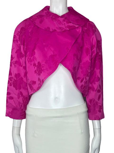 Bolero Tahari Estampado Floral Rosado-Talla S