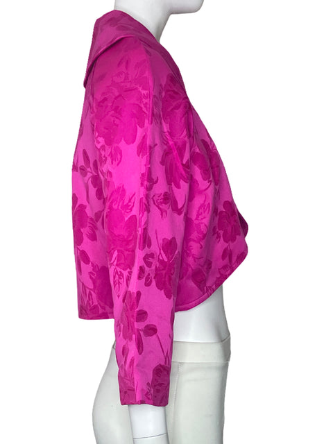 Bolero Tahari Estampado Floral Rosado-Talla S