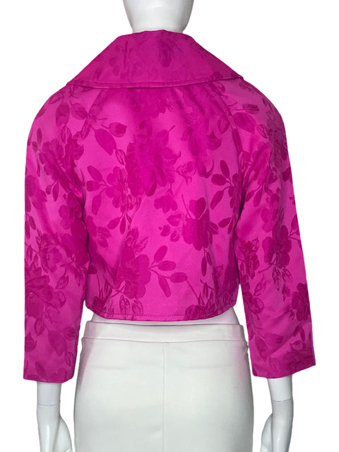 Bolero Tahari Estampado Floral Rosado-Talla S