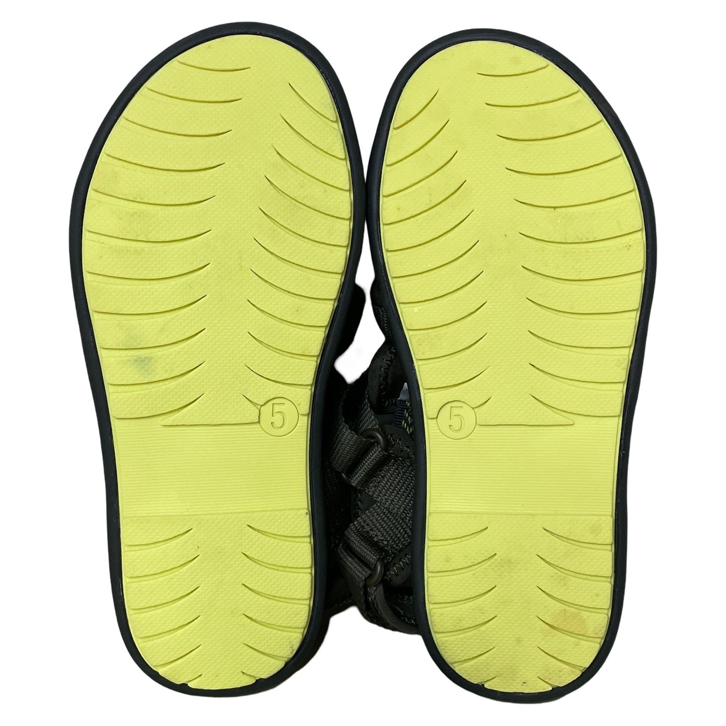 Calzado All In Motion Sandalias Tiras Verde-Talla 5