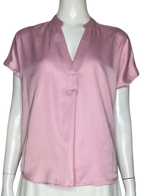 Blusa Naf Naf Satén y Rosado - Talla S