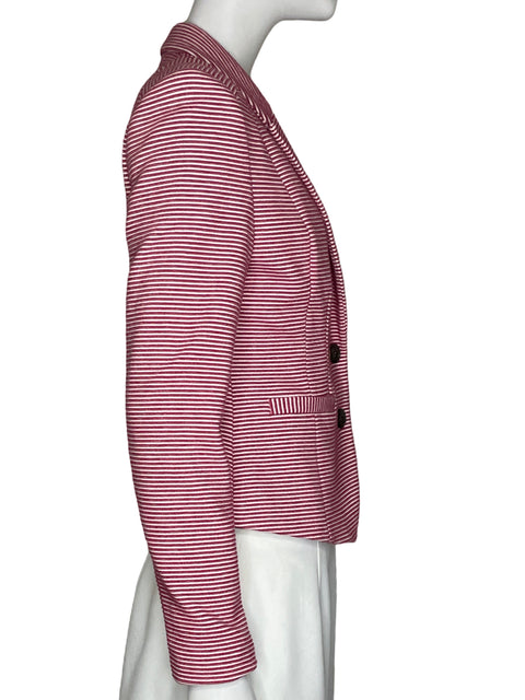 Blazer Studio F Líneas Botones Rojo - Talla 4