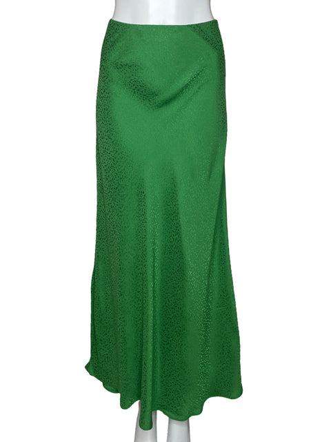 Falda Loft Maxi Print Verde-Talla L