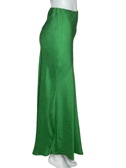 Falda Loft Maxi Print Verde-Talla L