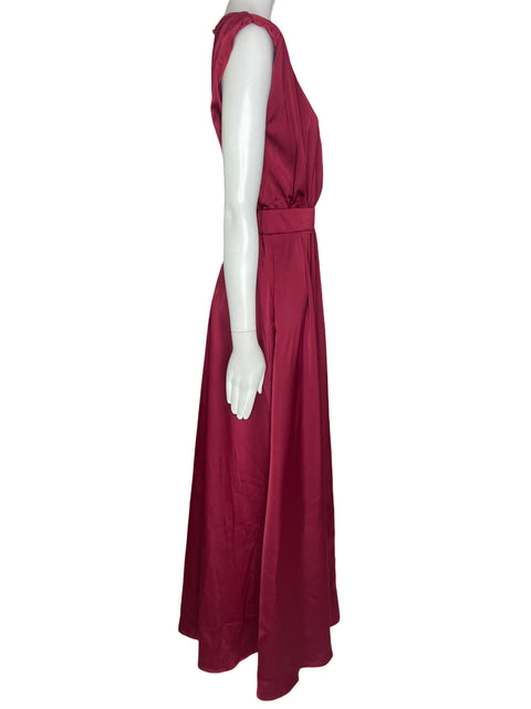 Vestido INA Plizado Rojo- Talla S