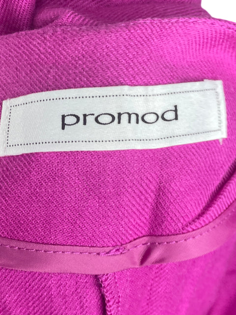 Pantalón Promod Botones Bolsillo Rosado-Talla 6