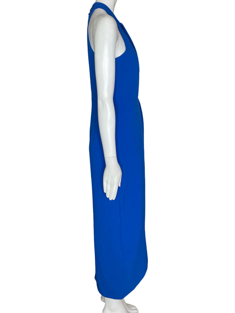 Vestido Julia Jordan Halter Azul- Talla 2