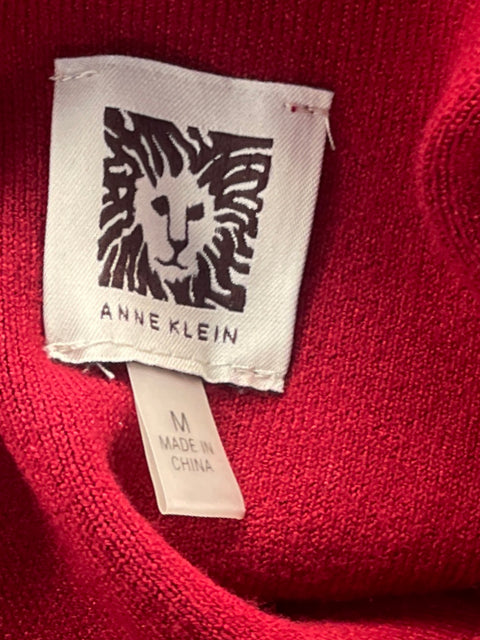 Vestido Anne Klein Punto Rojo-Talla M