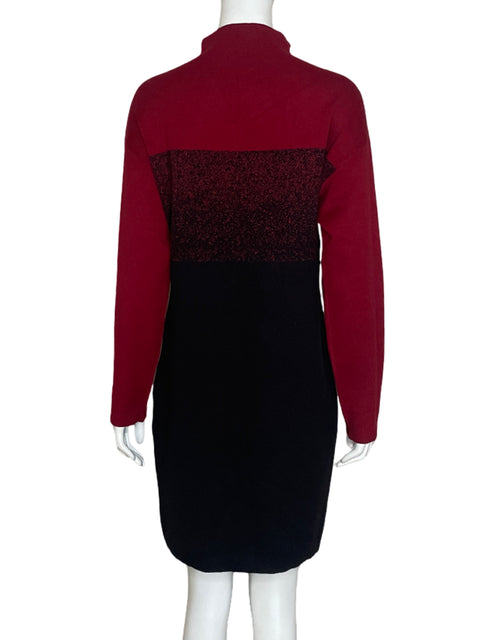 Vestido Anne Klein Punto Rojo-Talla M