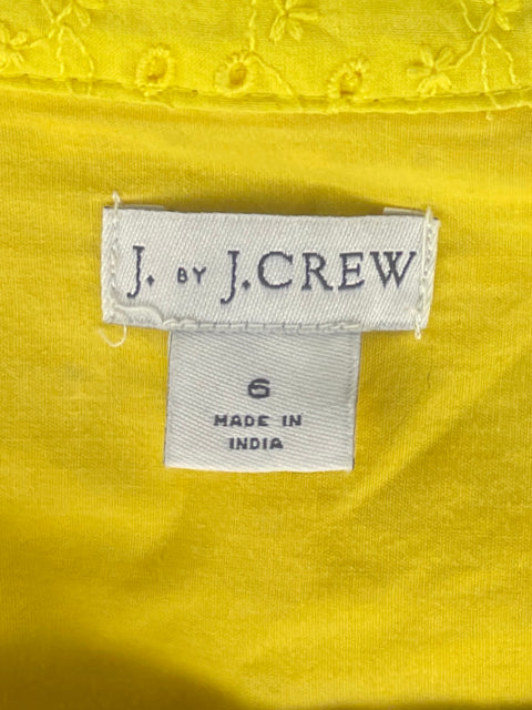 Vestido J by J.Crew Floral Eyelet Amarillo-Talla 6