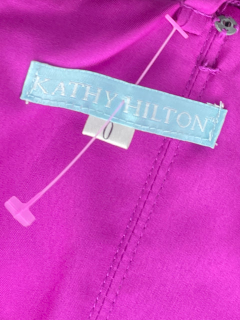Vestido Kathy Hilton Maxi Pedrería Morado-Talla 0