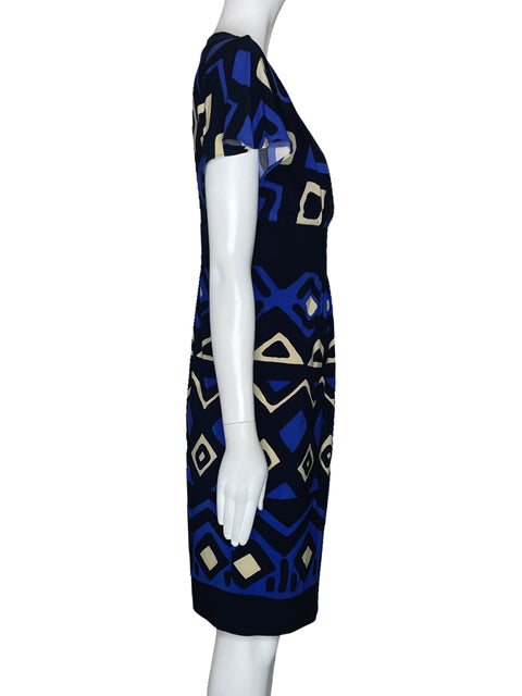 Vestido Jones New York Estampado Negro-Talla 4