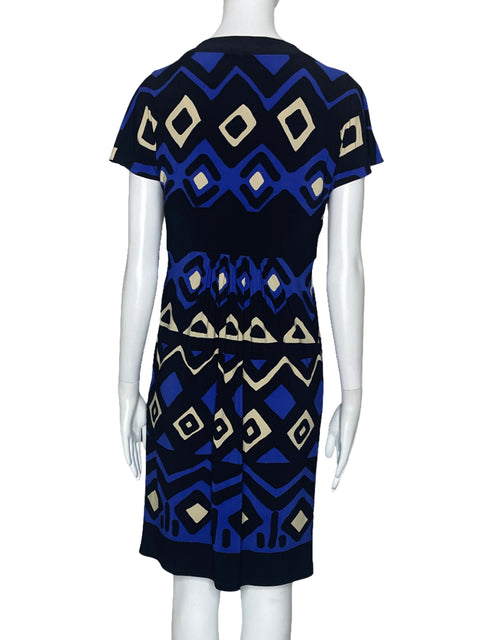 Vestido Jones New York Estampado Negro-Talla 4