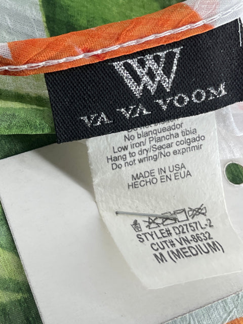 Vestido Va va Voom Maxi Fluido Blanco-Talla M