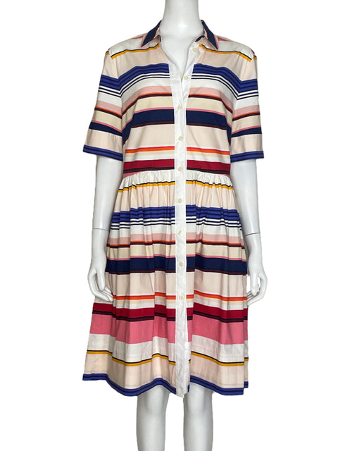 Vestido Kate Spade Camisero Rayas Rosado-Talla 12