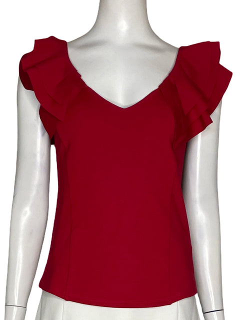 Top Adriana Fernandez Vuelos Rojo - Talla XS