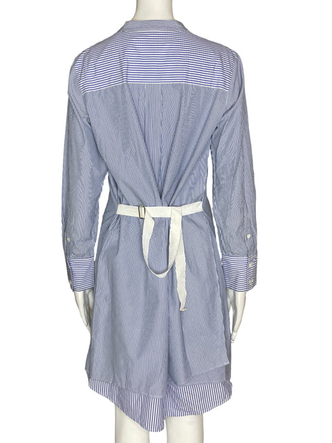 Vestido Theory Rayas Azul- Talla 8