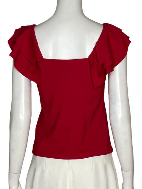 Top Adriana Fernandez Vuelos Rojo - Talla XS