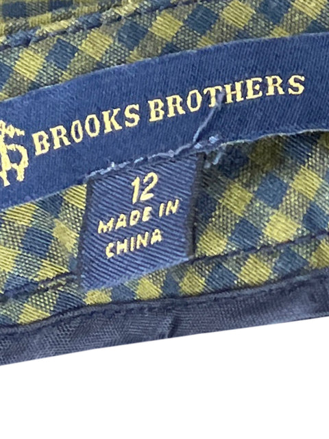 Pantalón Brooks Brothers Cuadros Verde - Talla 12